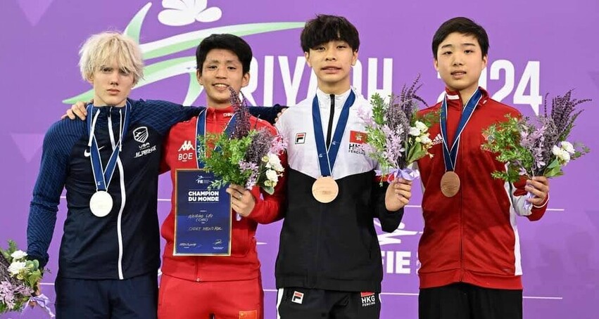 Fencer Luk Chun-lok Captures World Cadet Champs Bronze